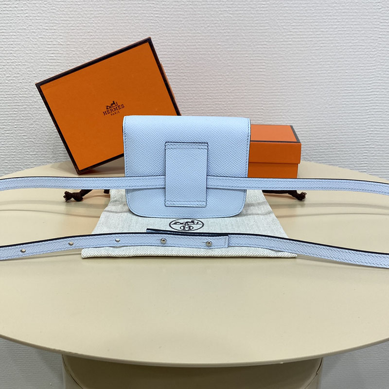 エルメス通販 HERMES 財布 コンスタンス スリム ブルーブリュム ヴォー・エプソン シルバー金具 H082060CKT0 エルメス店舗 東京 - 画像 (9)