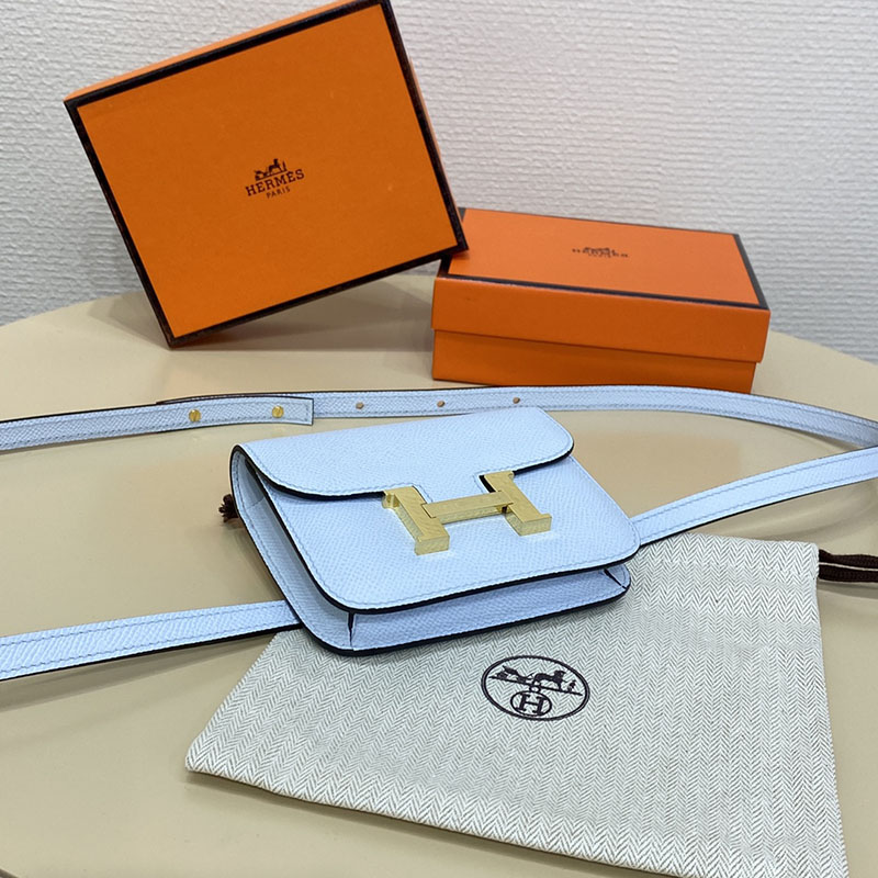 エルメス通販 HERMES 財布 コンスタンス スリム ブルーブリュム ヴォー・エプソン ゴールド金具 H082060CCT0 エルメス 店舗 大阪 - 画像 (8)