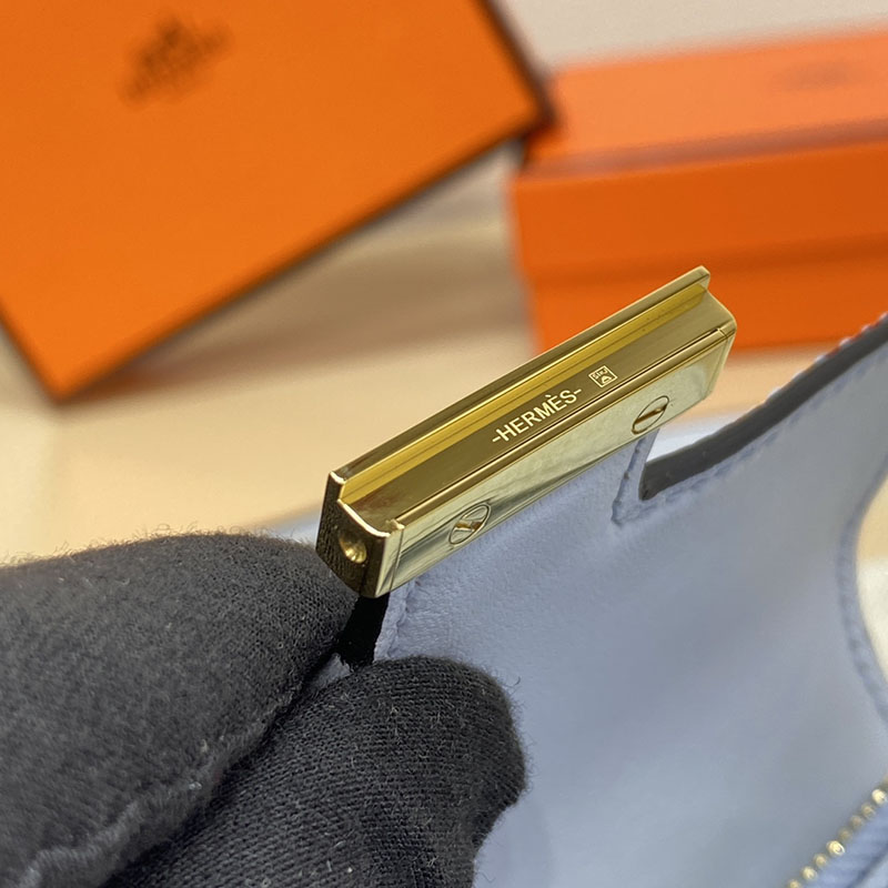 エルメス通販 HERMES 財布 コンスタンス スリム ブルーブリュム ヴォー・エプソン ゴールド金具 H082060CCT0 エルメス 店舗 大阪 - 画像 (5)