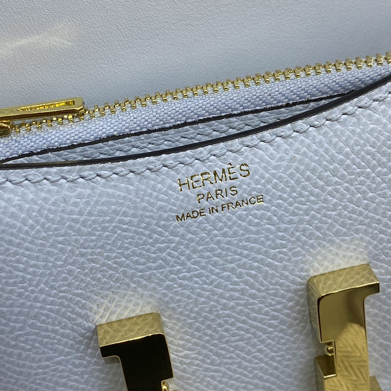 エルメス通販 HERMES 財布 コンスタンス スリム ブルーブリュム ヴォー・エプソン ゴールド金具 H082060CCT0 エルメス 店舗 大阪 - 画像 (4)