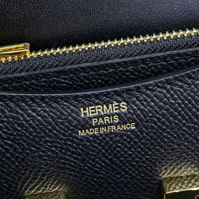エルメス通販 HERMES 財布 コンスタンス スリム 黒 ブラック ヴォー・エプソン ゴールド金具 H082060CC89 エルメス 通勤バッグ レディース - 画像 (5)