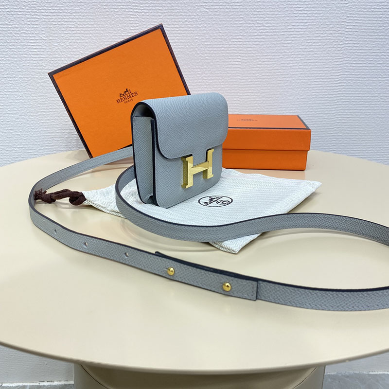 エルメス通販 HERMES 財布 コンスタンス スリム ブルーグラシエ ヴォー・エプソン ゴールド金具 H082060CC8U エルメス コンスタンス 財布 - 画像 (10)