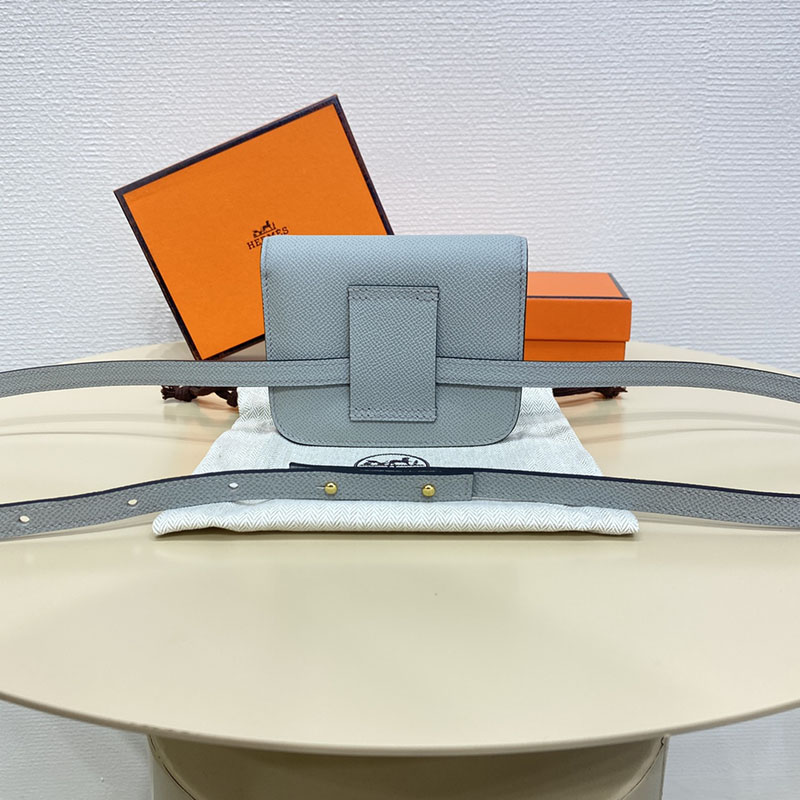 エルメス通販 HERMES 財布 コンスタンス スリム ブルーグラシエ ヴォー・エプソン ゴールド金具 H082060CC8U エルメス コンスタンス 財布 - 画像 (9)