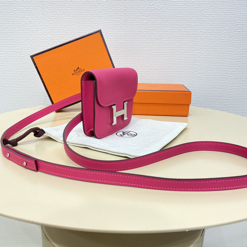エルメス通販 HERMES 財布 コンスタンス スリム ローズティリアン ヴォー・エプソン シルバー金具 H082060CKE5 エルメス コンスタンス スリム - 画像 (10)