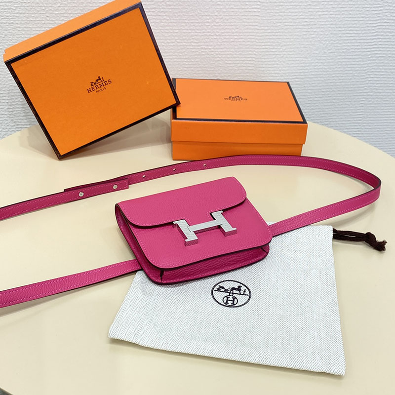 エルメス通販 HERMES 財布 コンスタンス スリム ローズティリアン ヴォー・エプソン シルバー金具 H082060CKE5 エルメス コンスタンス スリム - 画像 (8)