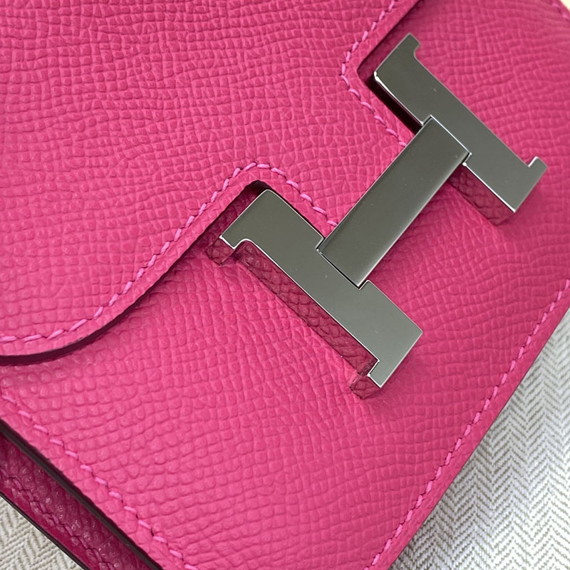 エルメス通販 HERMES 財布 コンスタンス スリム ローズティリアン ヴォー・エプソン シルバー金具 H082060CKE5 エルメス コンスタンス スリム - 画像 (7)