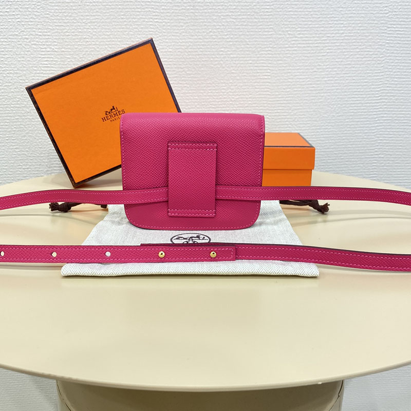 エルメス通販 HERMES 財布 コンスタンス スリム ローズティリアン ヴォー・エプソン ゴールド金具 H082060CCE5 エルメス ショルダーバッグ 公式 - 画像 (9)