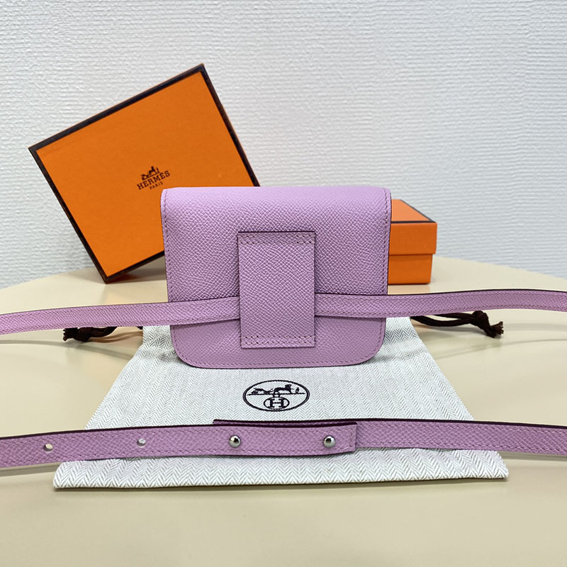 エルメス通販 HERMES 財布 コンスタンス スリム モーヴシルベストル ヴォー・エプソン シルバー金具 H082060CKX9 エルメス 斜めがけ ショルダーバッグ - 画像 (8)