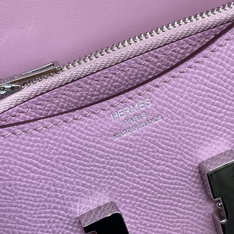 エルメス通販 HERMES 財布 コンスタンス スリム モーヴシルベストル ヴォー・エプソン シルバー金具 H082060CKX9 エルメス 斜めがけ ショルダーバッグ - 画像 (3)