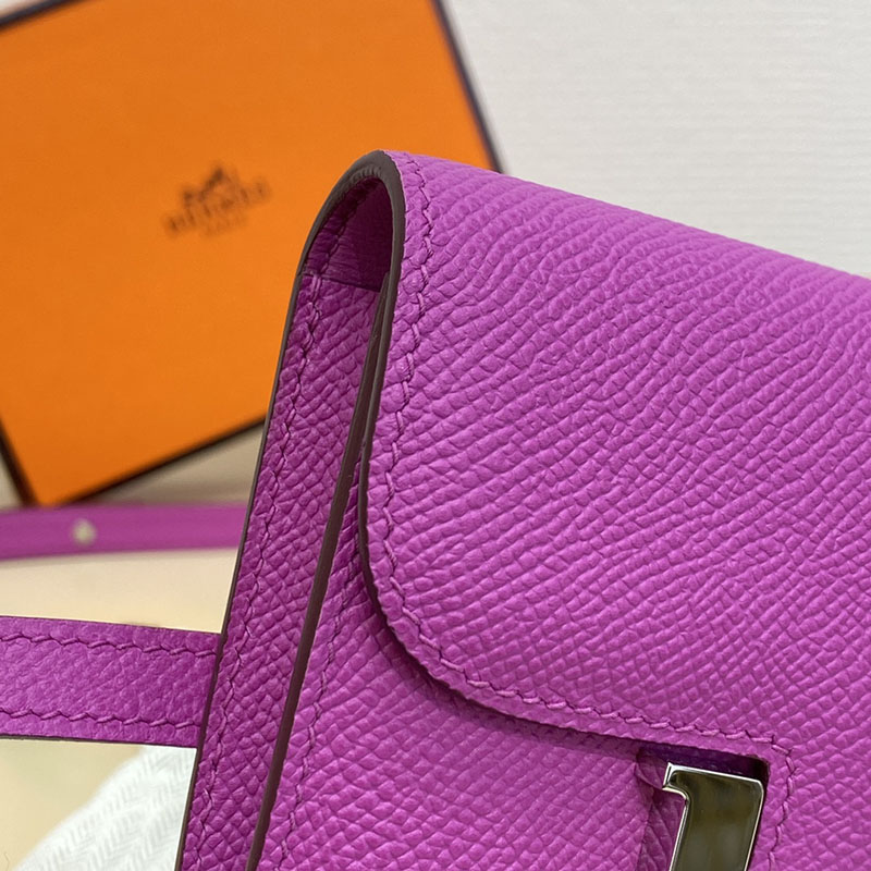 エルメス通販 HERMES 財布 コンスタンス スリム マグノリア ヴォー・エプソン シルバー金具 H082060CK9I エルメス コンスタンス ミニ - 画像 (6)