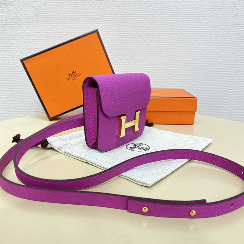 エルメス通販 HERMES 財布 コンスタンス スリム マグノリア ヴォー・エプソン ゴールド金具 H082060CC9I エルメス 斜 めがけ 新作 - 画像 (9)