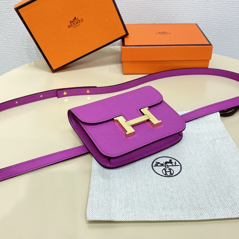 エルメス通販 HERMES 財布 コンスタンス スリム マグノリア ヴォー・エプソン ゴールド金具 H082060CC9I エルメス 斜 めがけ 新作 - 画像 (7)