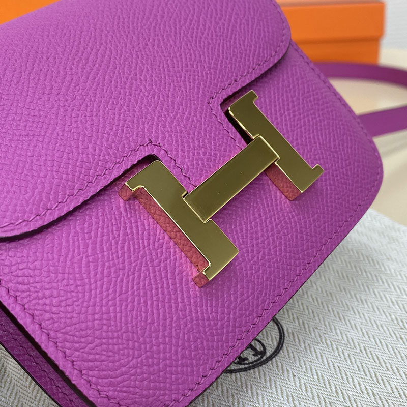 エルメス通販 HERMES 財布 コンスタンス スリム マグノリア ヴォー・エプソン ゴールド金具 H082060CC9I エルメス 斜 めがけ 新作 - 画像 (6)