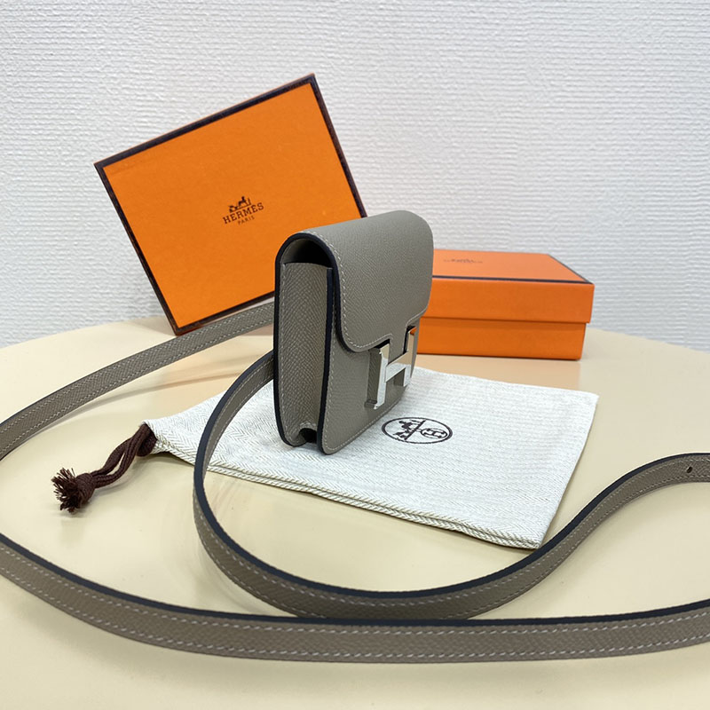エルメス通販 HERMES 財布 コンスタンス スリム グリアスファルト ヴォー・エプソン シルバー金具 H082060CKM8 エルメス ミニ バッグ 値段 - 画像 (10)