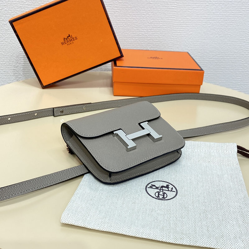 エルメス通販 HERMES 財布 コンスタンス スリム グリアスファルト ヴォー・エプソン シルバー金具 H082060CKM8 エルメス ミニ バッグ 値段 - 画像 (8)