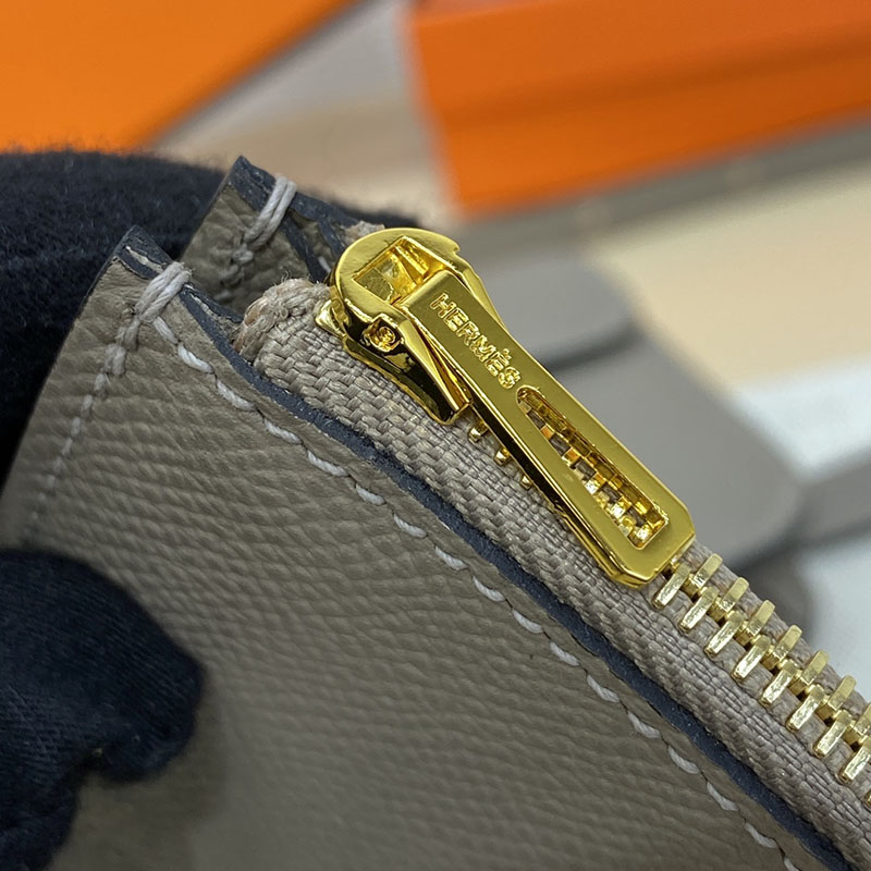 エルメス通販 HERMES 財布 コンスタンス スリム グリアスファルト ヴォー・エプソン ゴールド金具 H082060CCM8 エルメス ミニ バッグ レディース - 画像 (4)