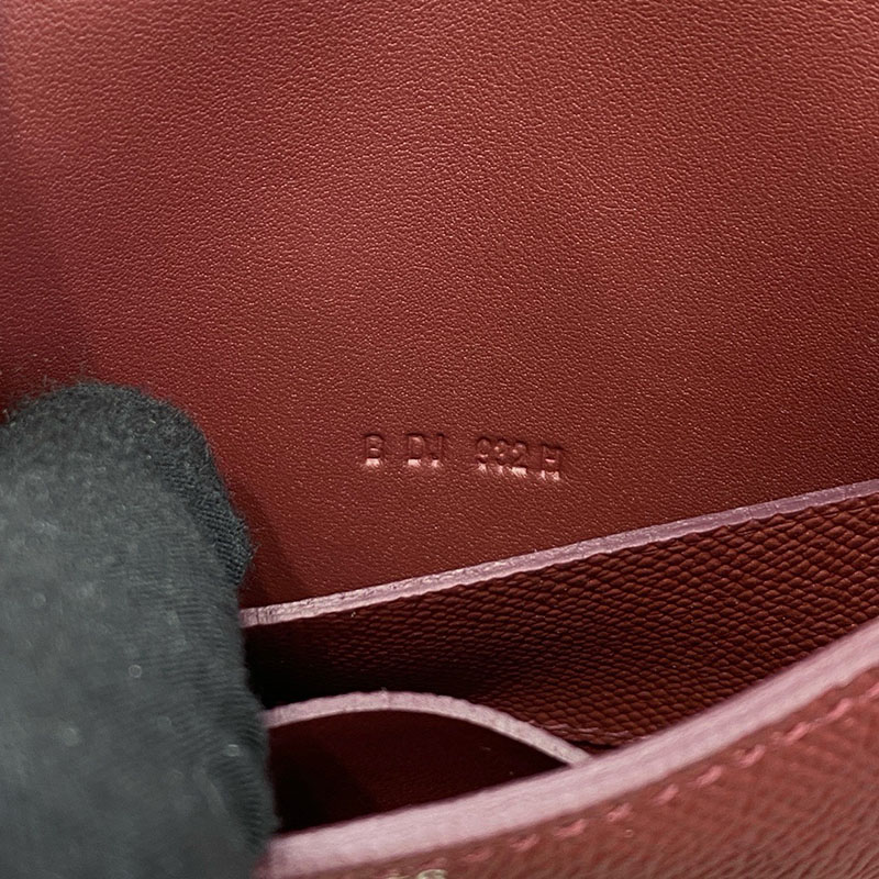 エルメス通販 HERMES 財布 コンスタンス スリム ボルドー ヴォー・エプソン シルバー金具 H082060CK57 エルメス 財布 公式 値段 - 画像 (2)