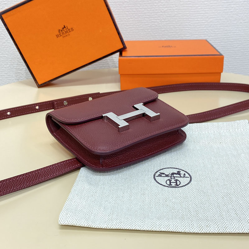 エルメス通販 HERMES 財布 コンスタンス スリム ボルドー ヴォー・エプソン シルバー金具 H082060CK57 エルメス 財布 公式 値段 - 画像 (8)