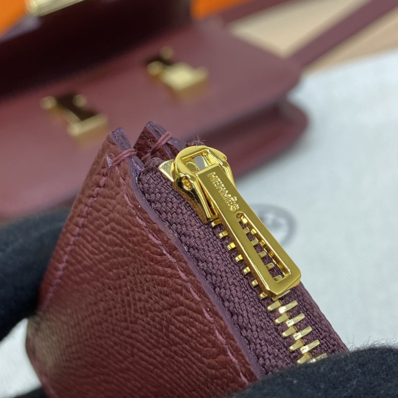 エルメス通販 HERMES 財布 コンスタンス スリム ボルドー ヴォー・エプソン ゴールド金具 H082060CC57 エルメス 財布 レディース - 画像 (4)