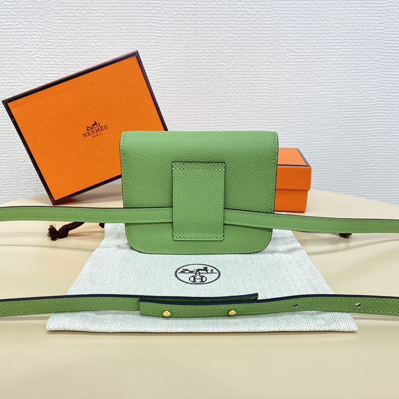 エルメス通販 HERMES 財布 コンスタンス スリム ヴェールクリケット ヴォー・エプソン ゴールド金具 H082060CC3I コンスタンス 財布 ショルダー - 画像 (9)