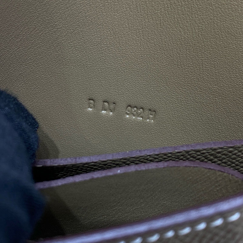エルメス通販 HERMES 財布 コンスタンス スリム エトゥープ ヴォー・エプソン シルバー金具 H082060CK18 コンスタンス 財布 定価 - 画像 (2)