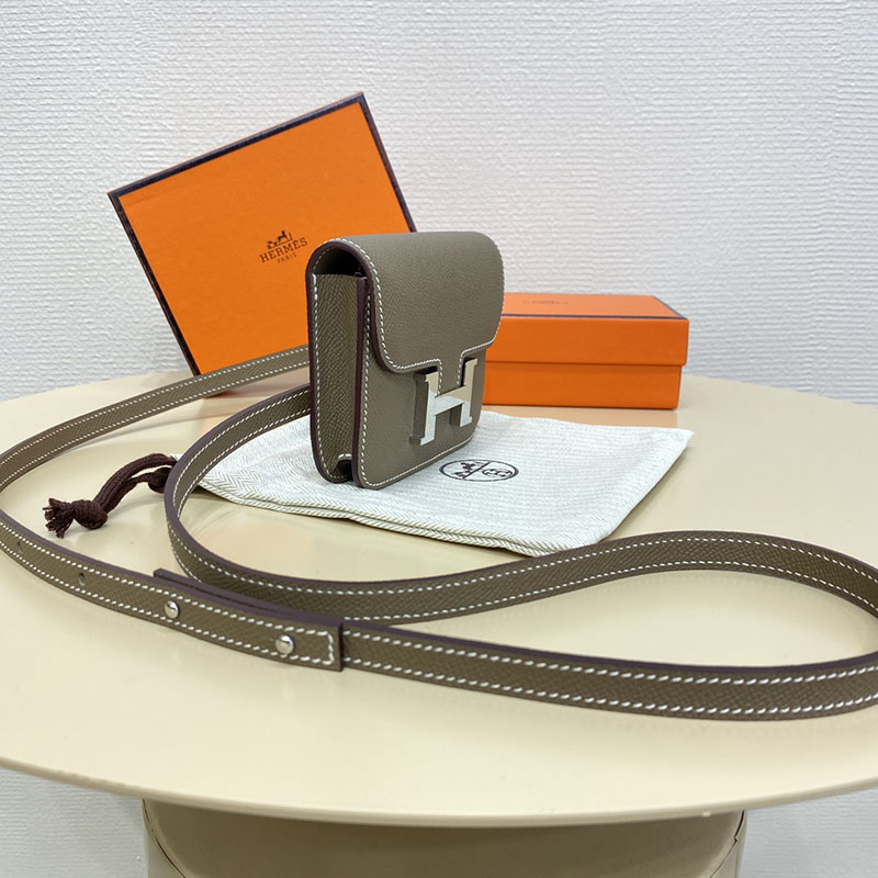 エルメス通販 HERMES 財布 コンスタンス スリム エトゥープ ヴォー・エプソン シルバー金具 H082060CK18 コンスタンス 財布 定価 - 画像 (10)