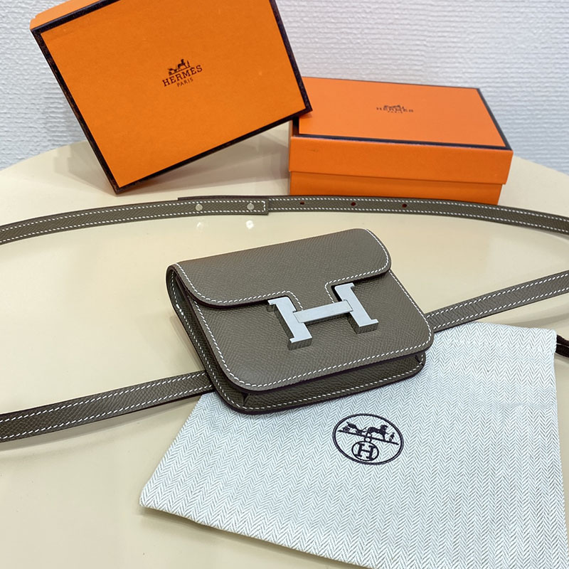 エルメス通販 HERMES 財布 コンスタンス スリム エトゥープ ヴォー・エプソン シルバー金具 H082060CK18 コンスタンス 財布 定価 - 画像 (8)