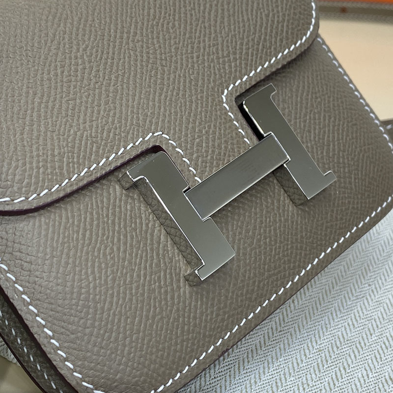 エルメス通販 HERMES 財布 コンスタンス スリム エトゥープ ヴォー・エプソン シルバー金具 H082060CK18 コンスタンス 財布 定価 - 画像 (7)