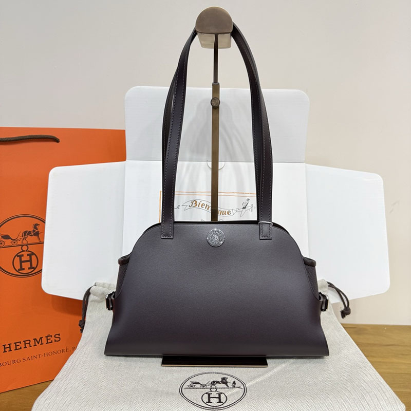 エルメス トートバッグ HERMES タブリエ・セリエ エベンヌ スウィフト シルバー金具 H086583CK46 エルメス 斜 めがけ 新作 - 画像 (14)