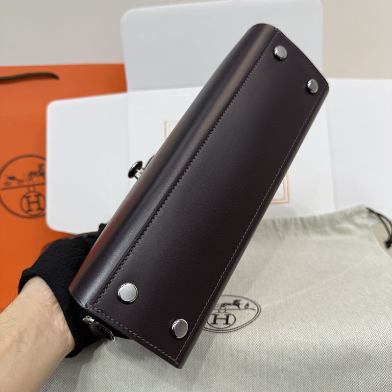 エルメス トートバッグ HERMES タブリエ・セリエ エベンヌ スウィフト シルバー金具 H086583CK46 エルメス 斜 めがけ 新作 - 画像 (13)