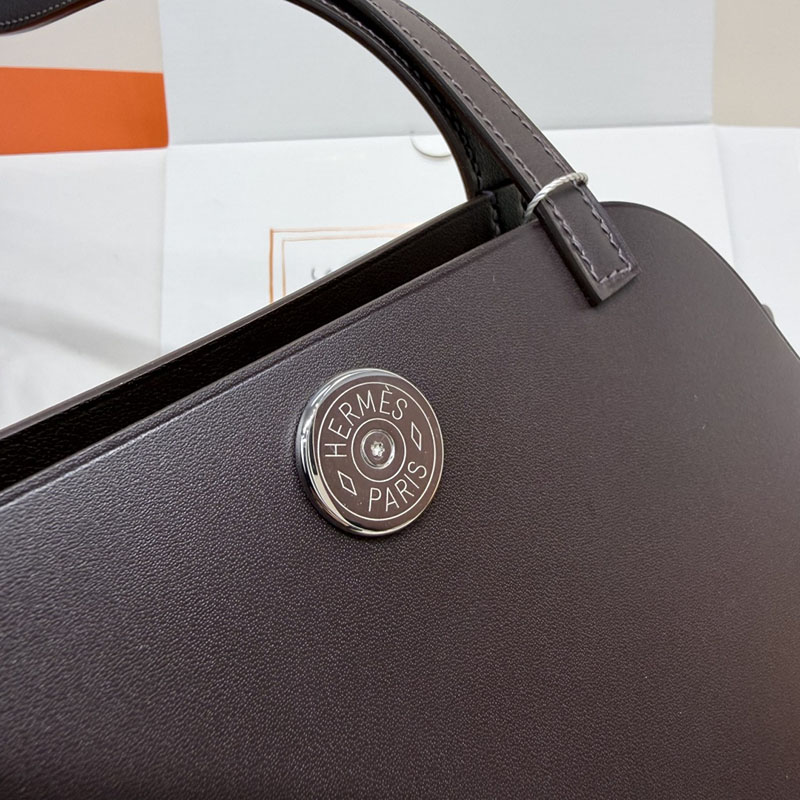 エルメス トートバッグ HERMES タブリエ・セリエ エベンヌ スウィフト シルバー金具 H086583CK46 エルメス 斜 めがけ 新作 - 画像 (11)