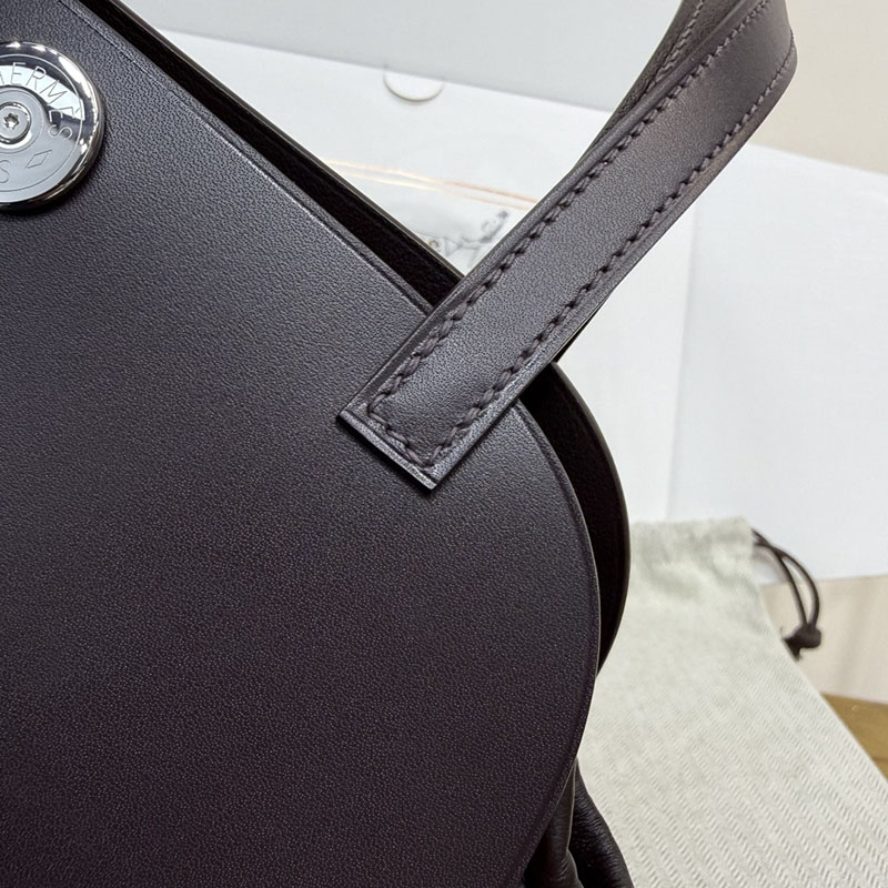 エルメス トートバッグ HERMES タブリエ・セリエ エベンヌ スウィフト シルバー金具 H086583CK46 エルメス 斜 めがけ 新作 - 画像 (10)
