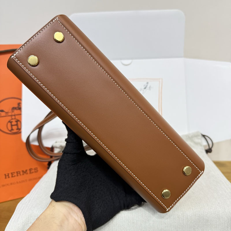 エルメス トートバッグ HERMES タブリエ・セリエ ゴールド スウィフト ゴールド金具 H086583CC37 レディース エルメス トートバッグ - 画像 (14)