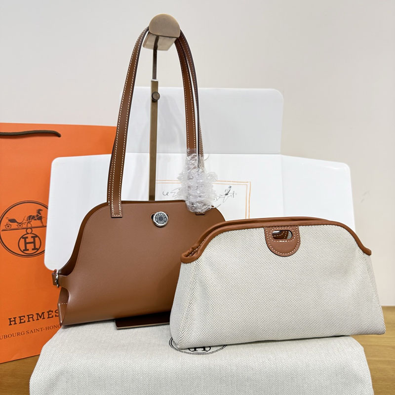 エルメス トートバッグ HERMES タブリエ・セリエ ゴールド スウィフト シルバー金具 H086583CK37 エルメス トートバッグ 革 - 画像 (6)
