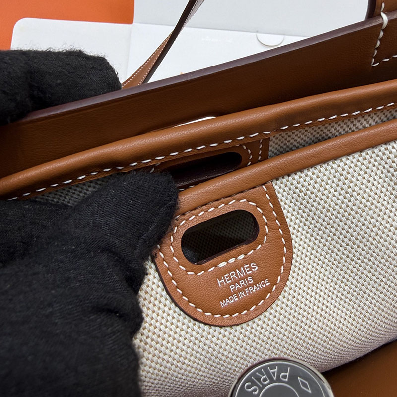 エルメス トートバッグ HERMES タブリエ・セリエ ゴールド スウィフト シルバー金具 H086583CK37 エルメス トートバッグ 革 - 画像 (5)