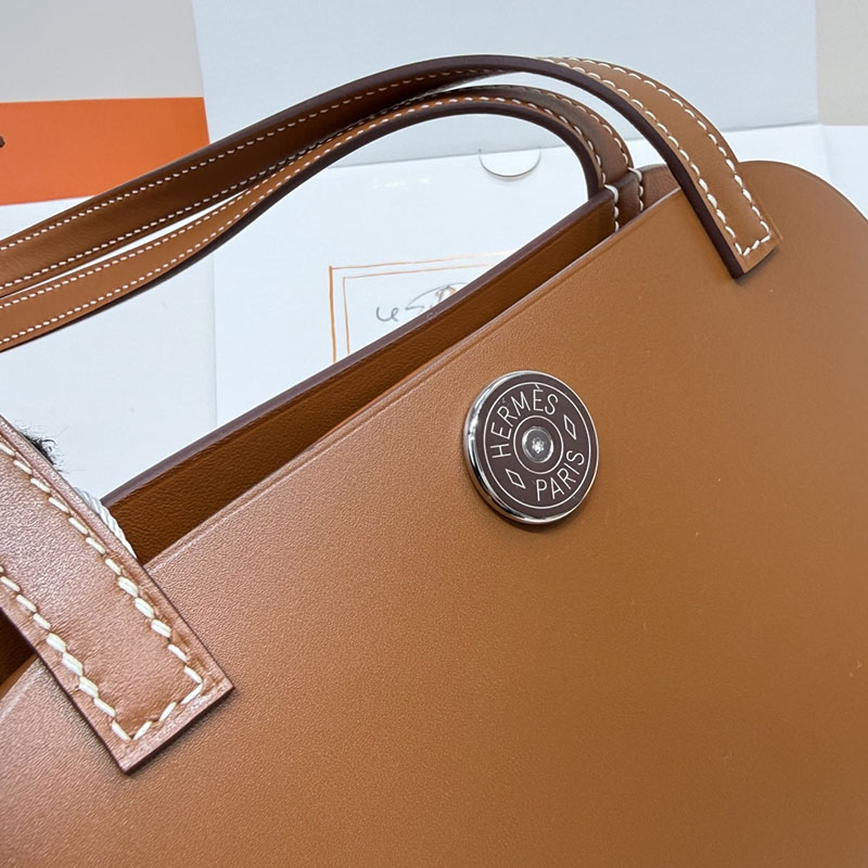 エルメス トートバッグ HERMES タブリエ・セリエ ゴールド スウィフト シルバー金具 H086583CK37 エルメス トートバッグ 革 - 画像 (12)