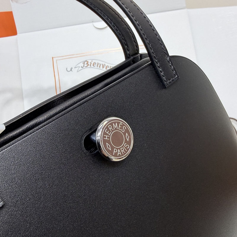 エルメス トートバッグ HERMES タブリエ・セリエ 黒 ブラック スウィフト シルバー金具 H086583CK89 エルメス トートバッグ 新品 価格 - 画像 (15)
