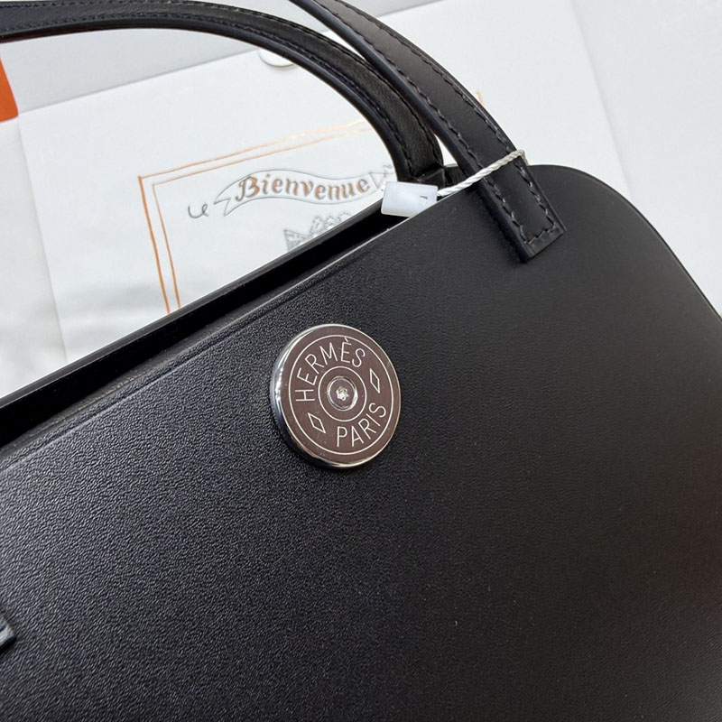 エルメス トートバッグ HERMES タブリエ・セリエ 黒 ブラック スウィフト シルバー金具 H086583CK89 エルメス トートバッグ 新品 価格 - 画像 (14)