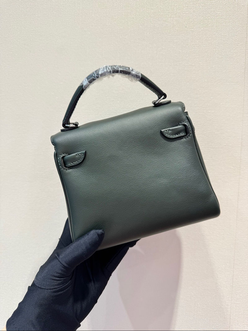 エルメス ケリードールの通販 HERMES ケリードール ブラック/ホワイト スイフト シルバー金具 H085023CKAA エルメス ケリードール 定価 - 画像 (2)