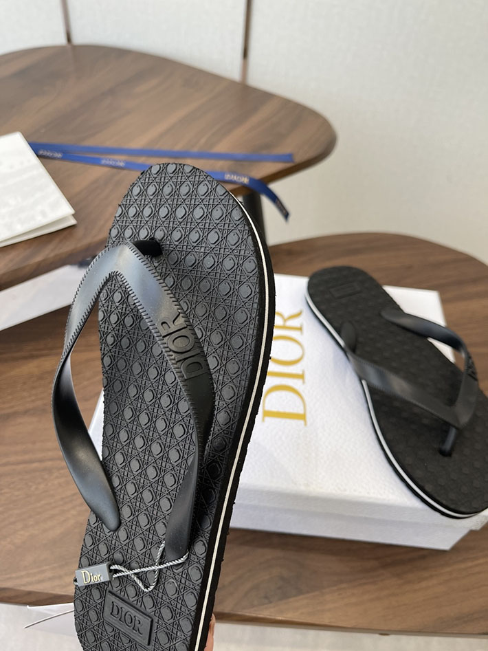 最高級ディオールスーパーコピー Dior 2026年春夏 新作 レディース ビーチサンダル ブラック 2630738 ビーチサンダル ハイブランド - 画像 (7)