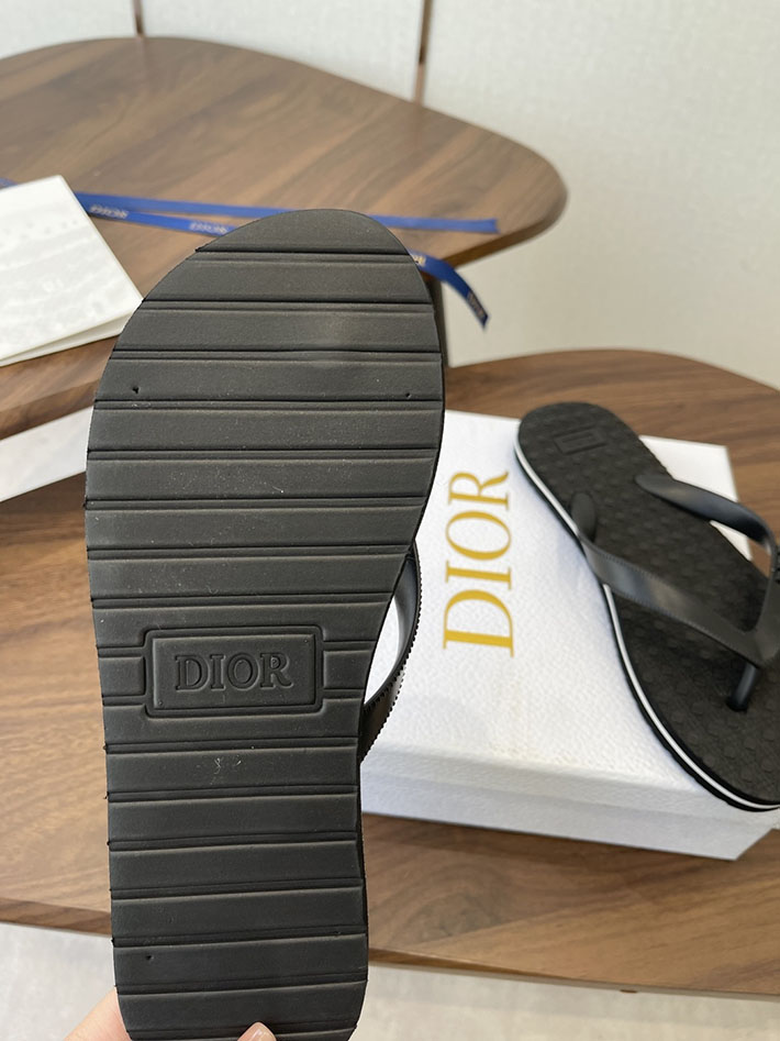 最高級ディオールスーパーコピー Dior 2026年春夏 新作 レディース ビーチサンダル ブラック 2630738 ビーチサンダル ハイブランド - 画像 (4)