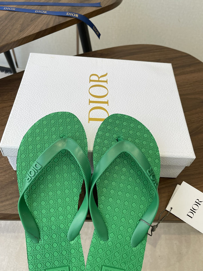 最高級ディオールスーパーコピー Dior 2026年春夏 新作 レディース ビーチサンダル グリーン 2630739 ビーチサンダル 人気ブランド - 画像 (8)