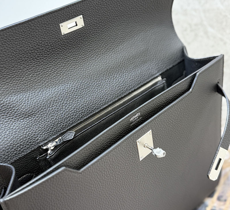 エルメス ケリーデペッシュ 36の通販 HERMES ケリーデペッシュ36 黒 ブラック トゴ シルバー金具 H078392CK89 エルメス メンズバッグ 新作 - 画像 (3)