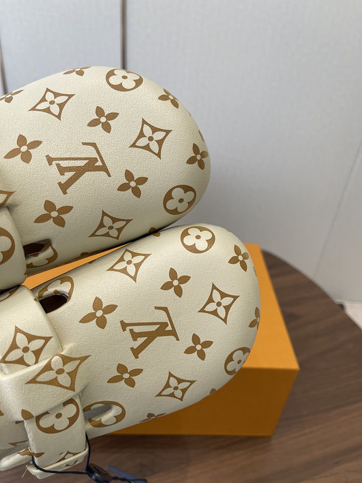 最高級ルイヴィトンスーパーコピー LV コージー コンフォート パントレット モノグラムウール 2630741 ルイヴィトン サンダル 新作 - 画像 (8)