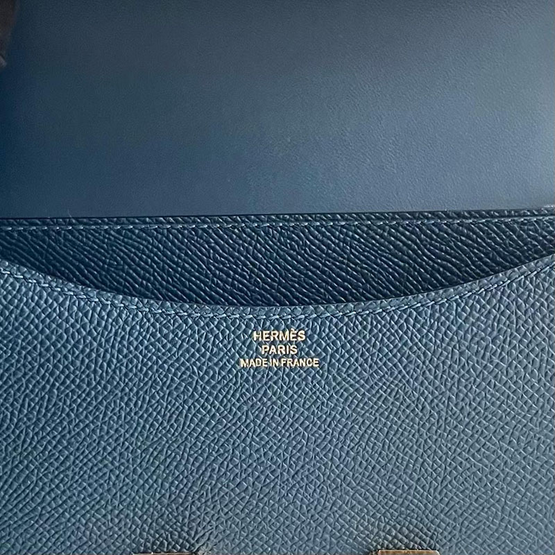 エルメス コンスタンスの通販 HERMES コンスタンス3 ミニ ディープブルー ヴォーエプソン ゴールド金具 H056341CCS4 コンスタンス ミニ 入手困難 - 画像 (3)