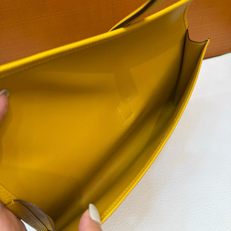 エルメス ジジェ エランの通販 HERMES ジジェ エラン ジョーヌアンブル ヴォーエプソン H048490CA9D エルメス ジジェ 定価 - 画像 (5)