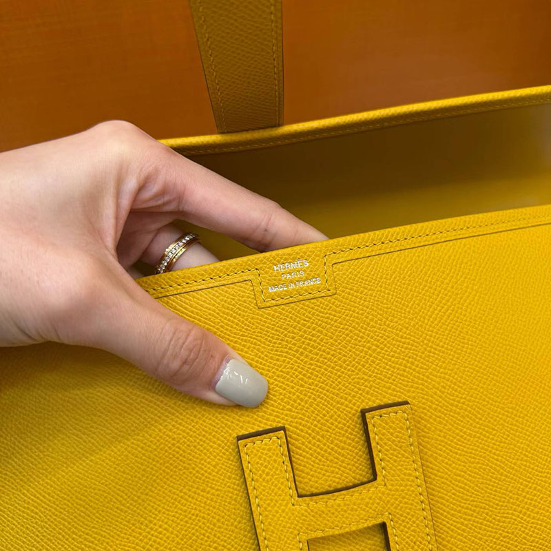 エルメス ジジェ エランの通販 HERMES ジジェ エラン ジョーヌアンブル ヴォーエプソン H048490CA9D エルメス ジジェ 定価 - 画像 (3)