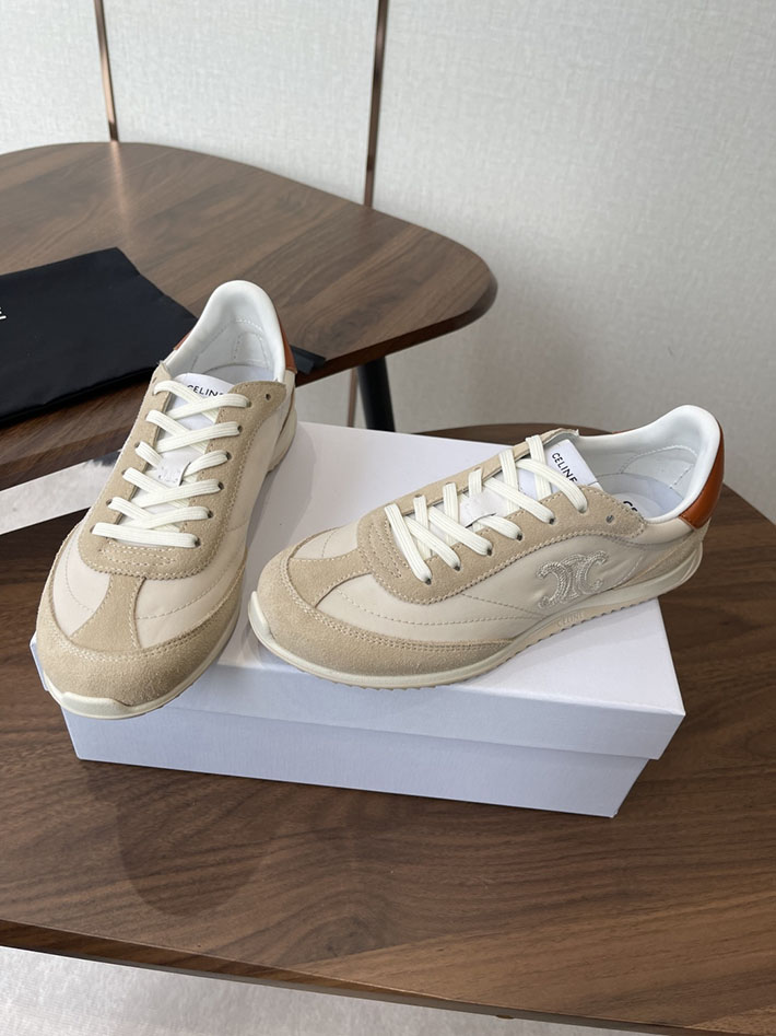 最高級セリーヌスーパーコピー CELINE スニーカー RACER Low Top Sneaker レーサー ロートップ ベージュ 2630772 レディース セリーヌ スニーカー - 画像 (9)