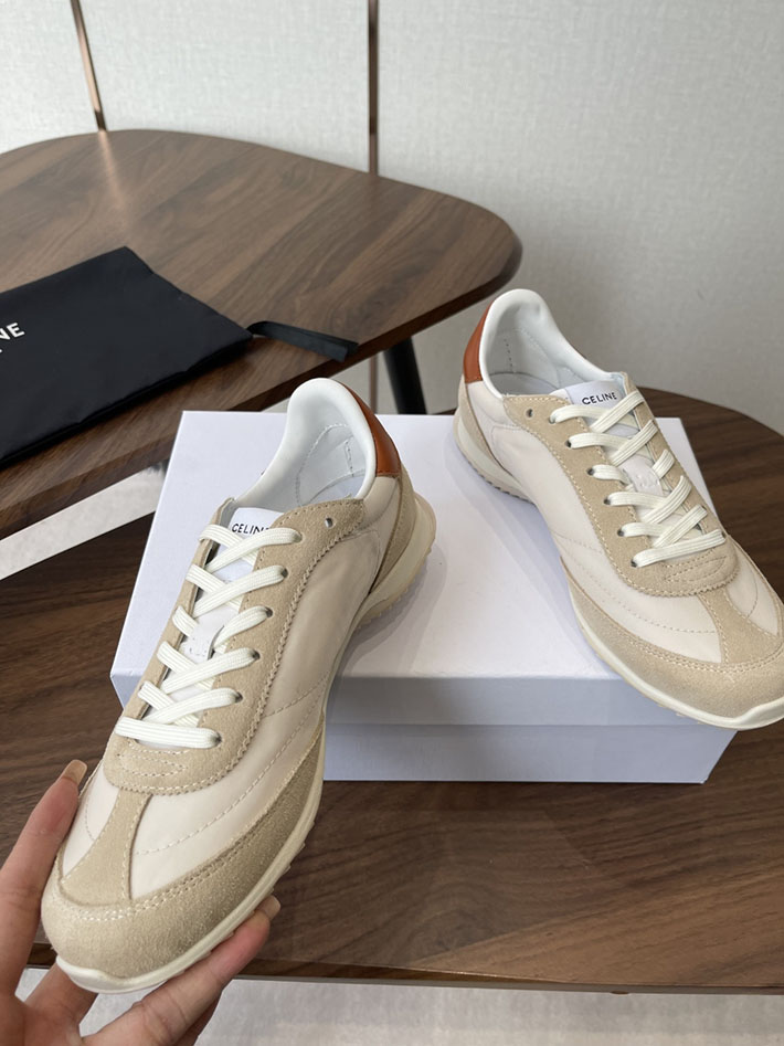 最高級セリーヌスーパーコピー CELINE スニーカー RACER Low Top Sneaker レーサー ロートップ ベージュ 2630772 レディース セリーヌ スニーカー - 画像 (8)