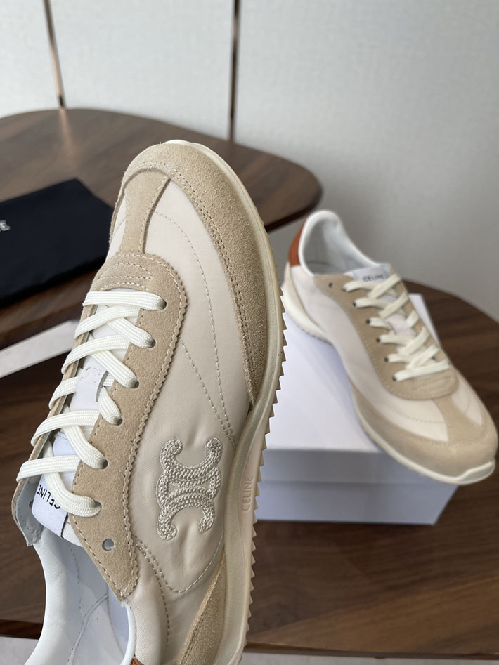 最高級セリーヌスーパーコピー CELINE スニーカー RACER Low Top Sneaker レーサー ロートップ ベージュ 2630772 レディース セリーヌ スニーカー - 画像 (7)